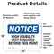 Signmission 18 in Height, 24 in Width, Vinyl Decal, Rectangle OS-2PACK-NS-D-1824-L-13503 - alternate 5